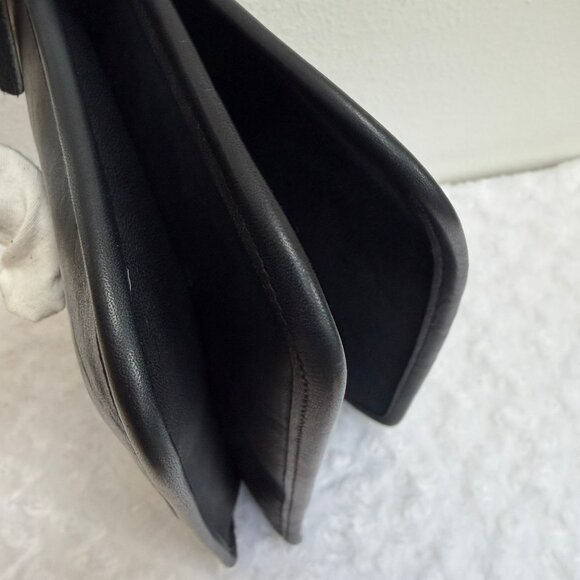 Vintage Coach Envelope Clutch 9550 in Navy Leather - NYC made 1977 - EVC - Rare - Picture 7 of 15